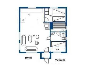Apartament Mukalilla Ukkohalla Pokój zdjęcie